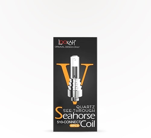 Lookah Seahorse V Quartz See-Through Replacement Coil 4 count