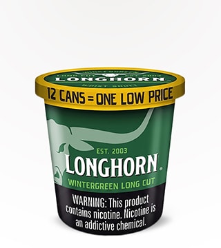 Longhorn Long Cut Wintergreen 14.4 oz