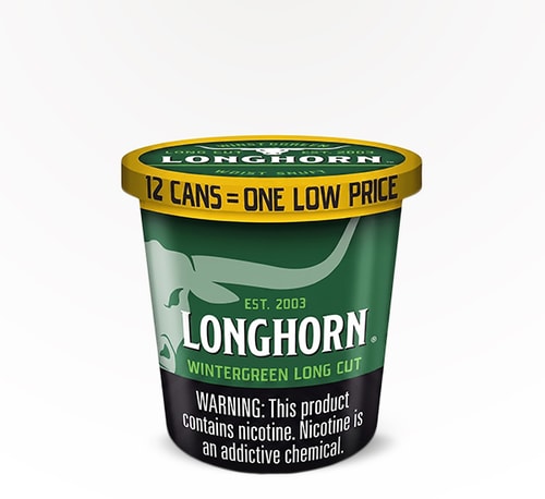 Longhorn Long Cut Wintergreen 14.4 oz