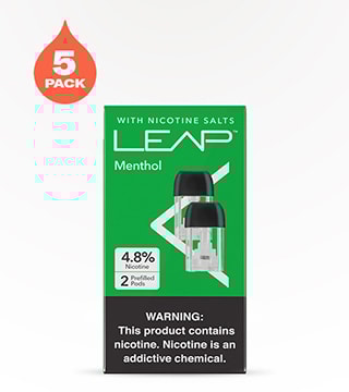 Leap Pods Menthol 4.8% 5 pack 2 count