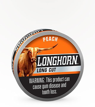 Longhorn Long Cut Peach 1.2 oz