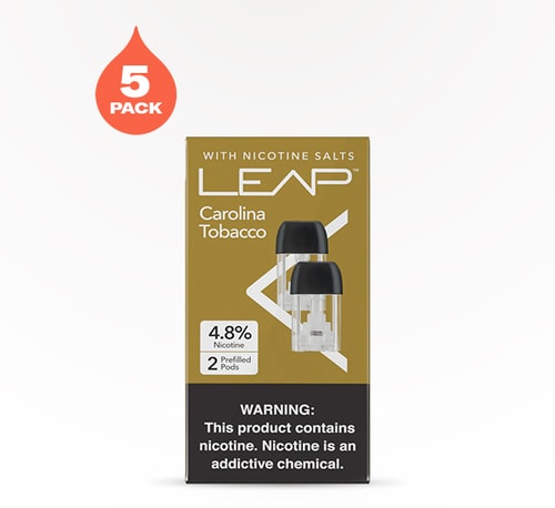 Leap Pods Carolina Tobacco 4.8% 5 pack 2 count
