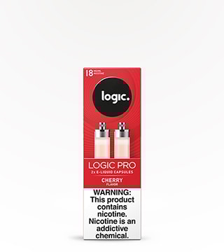 Logic Pro Capsules Cherry 18 mg 2 Pack