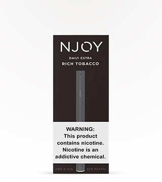 NJOY Daily Extra Rich Tobacco 6% 5 count