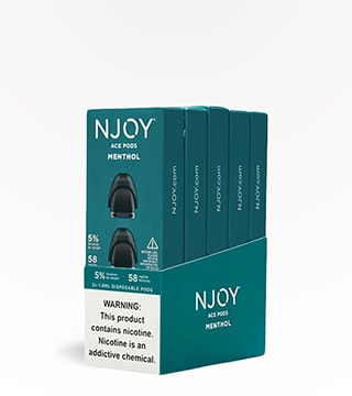 NJOY Ace Pods Menthol 5% 10 count