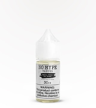 No Hype Butter Pecan Ice Cream 25 mg 30 ml