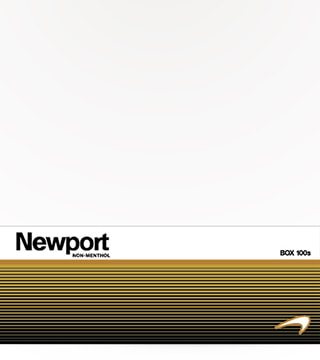 Newport Non-Menthol Gold carton