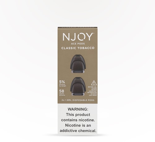 NJOY Ace 5 Percent Classic Tobacco Pods 2 Pack