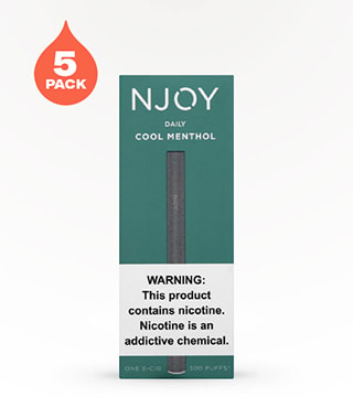 NJOY Daily Cool Menthol 4.5% 5 count