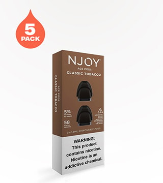NJOY Ace Pods Classic Tobacco 2.4% 10 count