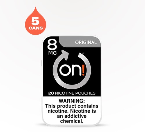 On! Original 8 mg 5 pack 20 pieces