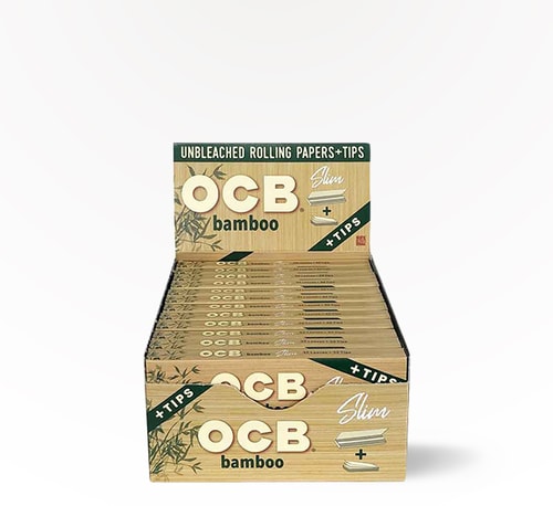 OCB Bamboo Slim Rolling Paper 32 count