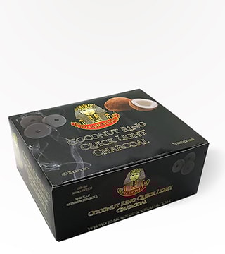 Pharaohs Charcoal 38mm Coconut RIng Quick Light 10 Pack