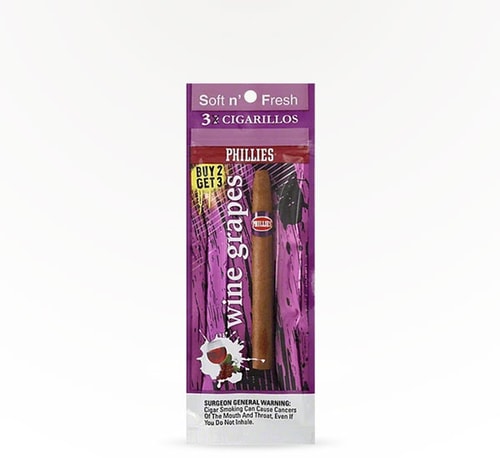 Phillies Wine Grapes Cigarillos 3 Pack