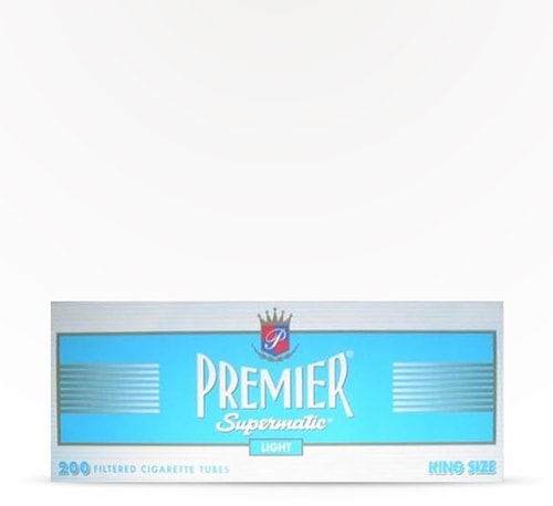 Premier Supermatic Light Blue King Size Cigarette Tubes 200 pack