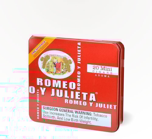Romeo Y Julieta Mini Red Aroma Tin 20 Pack