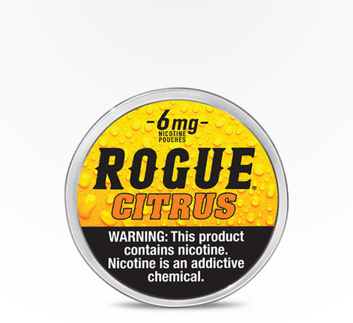 Rogue Nicotine Pouches Citrus 6 mg 20 pouches
