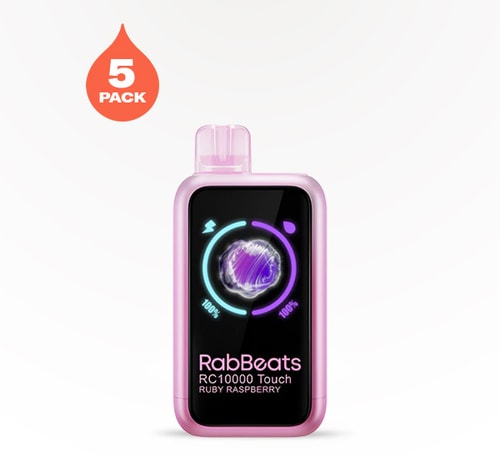 RabBeats RC10000 Touch Ruby Raspberry 5% 5 count