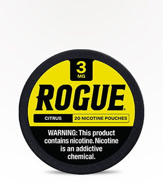 Rogue Nicotine Pouches Citrus 3 mg 20 pouches