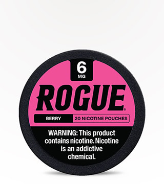 Rogue Nicotine Pouches Berry 6 mg 20 pouches