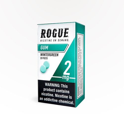 Rogue Nicotine Gum Wintergreen 2 mg 20 pouches