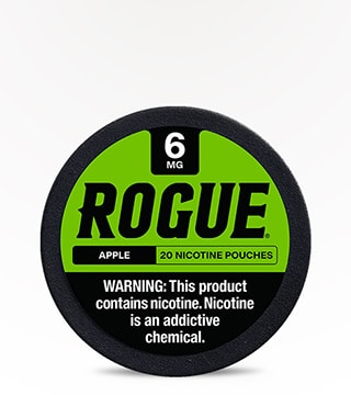 Rogue Nicotine Pouches Apple 6 mg 20 pouches
