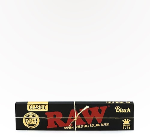 RAW Black King Size Slim Rolling Paper 32 count