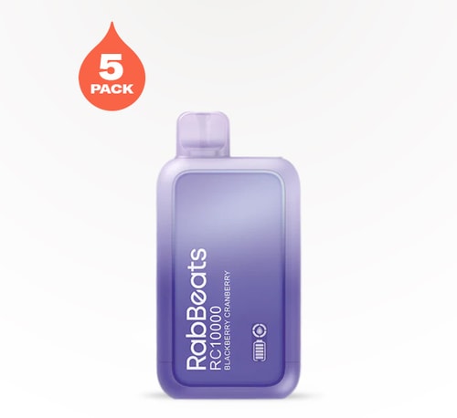 RabBeats RC10000 Blackberry Cranberry 5% 5 count