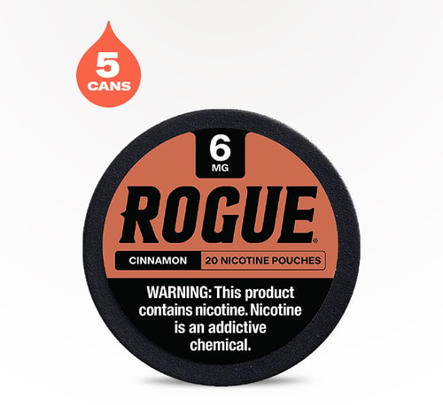 Rogue Nicotine Pouches Cinnamon 6 mg 5 pack 20 pouches