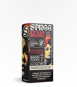 Spree Bar 6000 Kit Strawberry Apple Melon 5% 12 ml