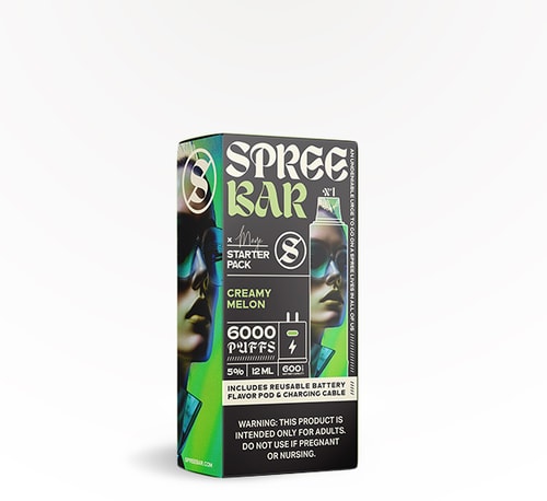 Spree Bar 6000 Kit Creamy Melon 5% 12 ml