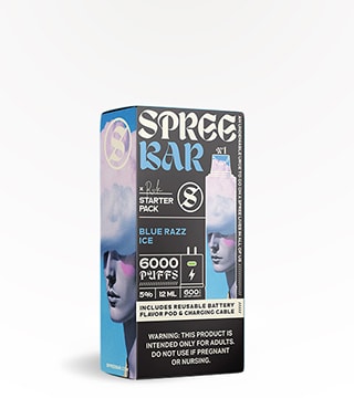 Spree Bar 6000 Kit Blue Razz Ice 5% 12 ml