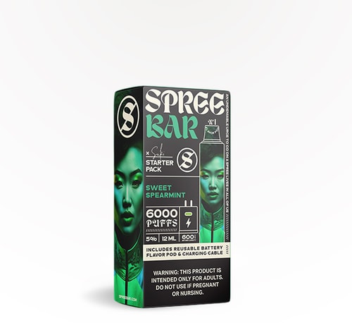 Spree Bar 6000 Kit Sweet Spearmint 5% 12 ml