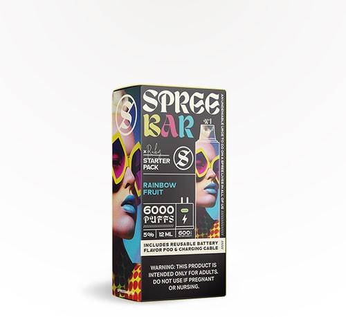 Spree Bar 6000 Kit Rainbow Fruit 5% 12 ml
