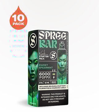 Spree Bar 6000 Kit Sweet Spearmint 5% 10 count