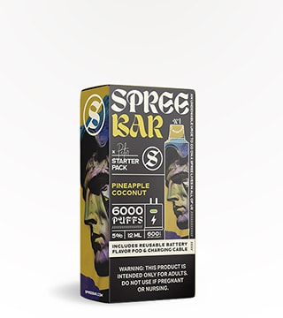 Spree Bar 6000 Kit Pineapple Coconut 5% 12 ml