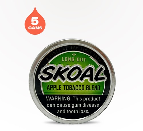 Skoal Long Cut Apple 5 pack 1.2 oz