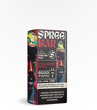 Spree Bar 6000 Kit Strawberry Mango 5% 12 ml