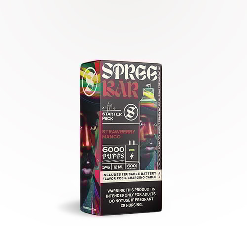 Spree Bar 6000 Kit Strawberry Mango 5% 12 ml