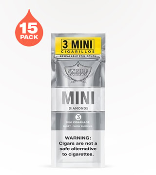 Swisher Sweets Minis Diamonds 15 pack 3 count