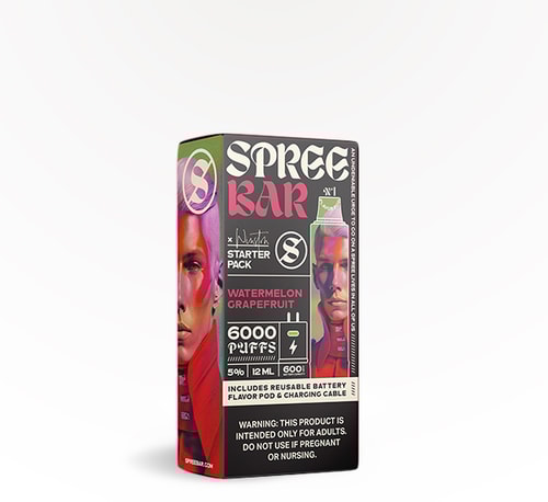 Spree Bar 6000 Kit Watermelon Grapefruit 5% 12 ml