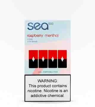 SEA Pods Raspberry Menthol 4 Pack