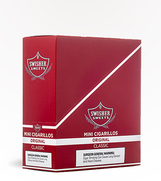 Swisher Sweets Mini Classic Cigarillo Tin Can 10 count