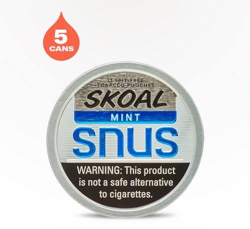 Skoal Snus Mint 5 pack 0.6 oz