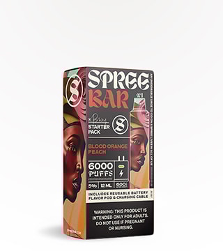 Spree Bar 6000 Kit Blood Orange Peach 5% 12 ml