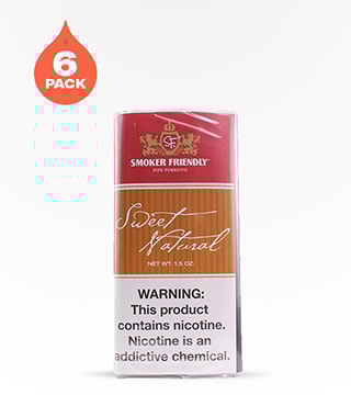 Smoker Friendly Pipe Tobacco Sweet Natural 6 pack 1.5 oz
