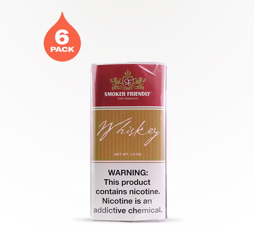 Smoker Friendly Pipe Tobacco Whiskey 6 pack 1.5 oz