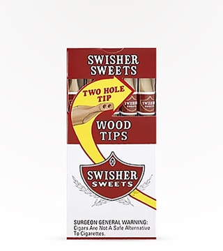 Swisher Sweets BLK Wood Tip 5 count