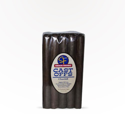 Smoker Friendly Cast Offs 7.25 x 52 Churchill 20 count