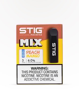 STIG MIX Iced 300 Peach Mango 6% 1.2 ml